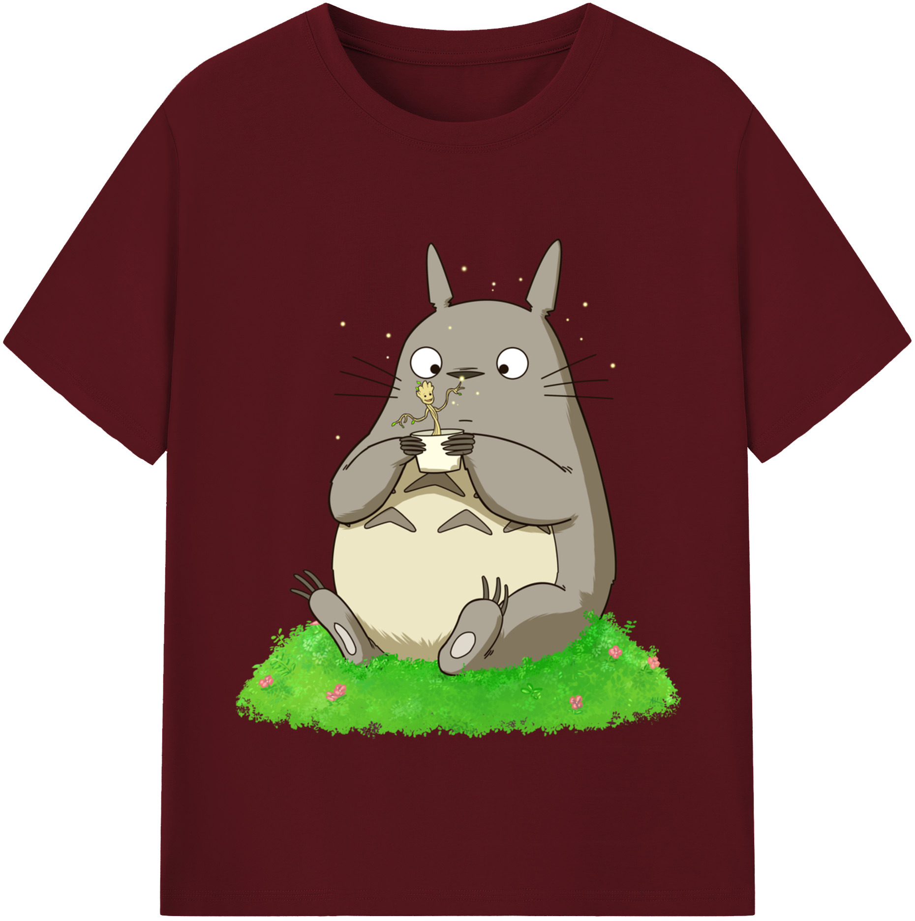 （画像用） となりのトトロ 草壁メイ 草壁サツキ My Neighbor Totoro Satsuki Kusakabe Mei Kusakabe 綿100％半袖Tシャツ（フロントプリント）